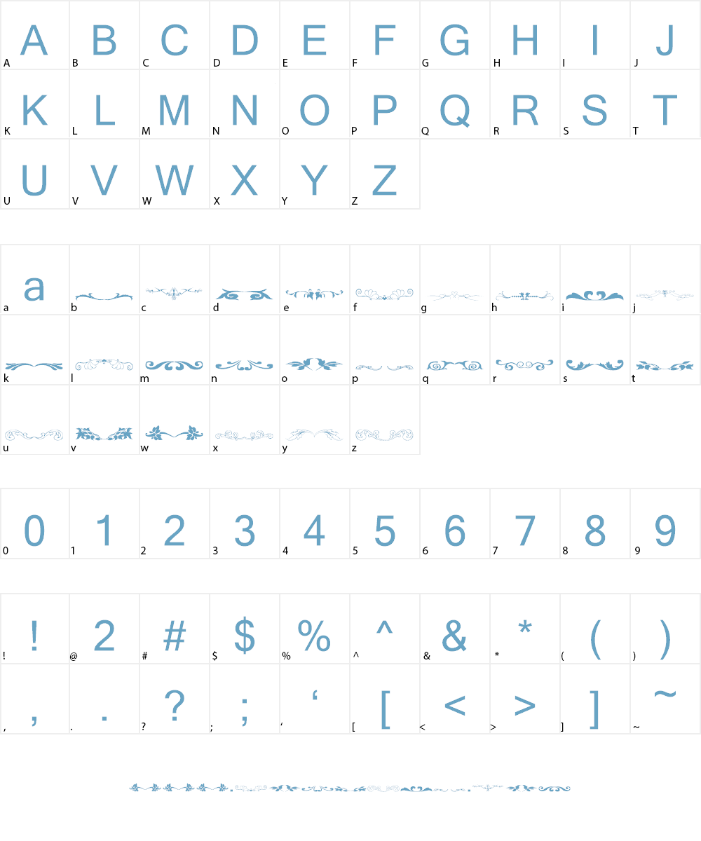 Sughayer Separates 2 Font Character